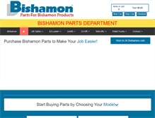 Tablet Screenshot of part.bishamon.com